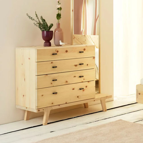 Contemporary chest of drawers - SOL   - ANREI - Reisinger GmbH - oak / walnut / pine