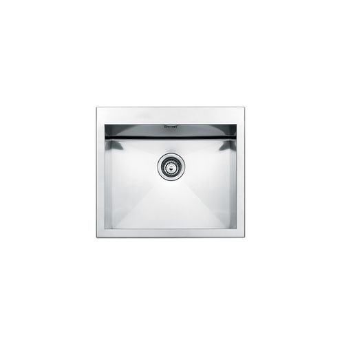 Single-bowl kitchen sink - AMALTHEA : SQ50I - Apell S.p.A. - without drainboard / stainless steel / overmount