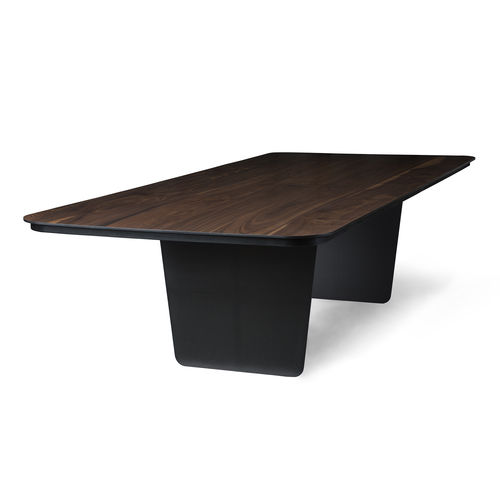 Contemporary table CARBON CLARO Tokio furniture & lighting walnut / carbon fiber