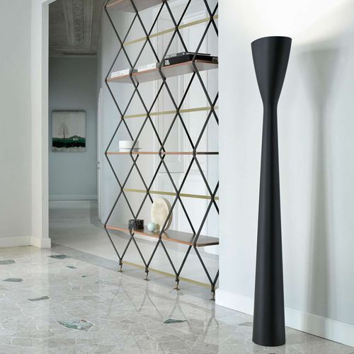 Floor-standing lamp - Carrara - LUCEPLAN - polyurethane / contemporary / corded
