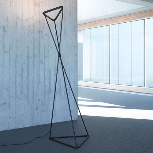 Floor-standing lamp - Tango - LUCEPLAN - aluminum / contemporary / corded