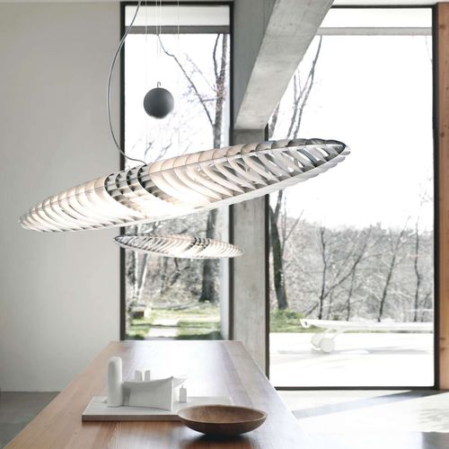 Pendant lamp - Titania - LUCEPLAN - aluminum / steel / contemporary