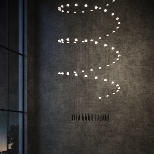 LED cable lighting - LIIU - LUCEPLAN - round / metal / wire