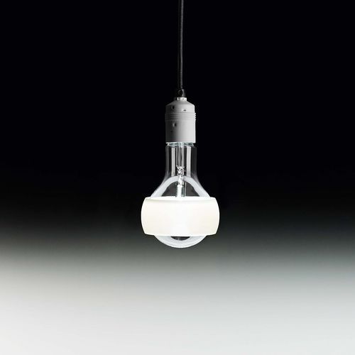Pendant lamp - JOHNNY B. BALD - INGO MAURER - metal / textile / contemporary