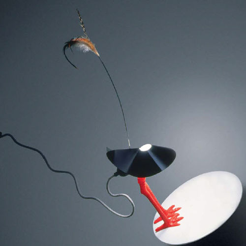 Table lamp - BIBIBIBI - INGO MAURER - metal / porcelain / plastic
