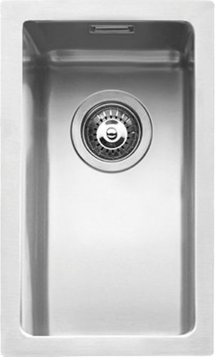 Single-bowl kitchen sink - 1X1840I - F.lli Barazza Srl - without drainboard / stainless steel / overmount