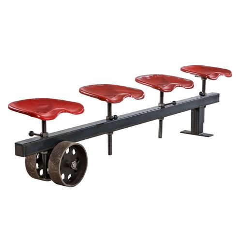 Industrial design bench - SL-115 - Waterman Meubelen B.V. (Sturdy-Legs) - steel / without backrest / without armrests