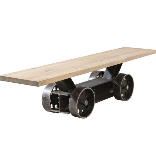 Industrial design bench - SL-117 - Waterman Meubelen B.V. (Sturdy-Legs) - oak / beech / maple