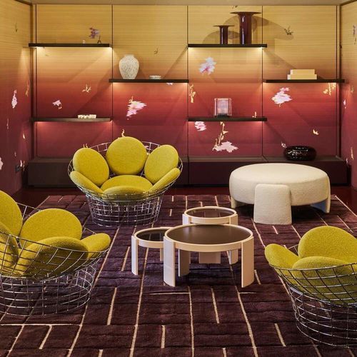 Contemporary nesting tables - 780/783 - Cassina - beech / beech base / round