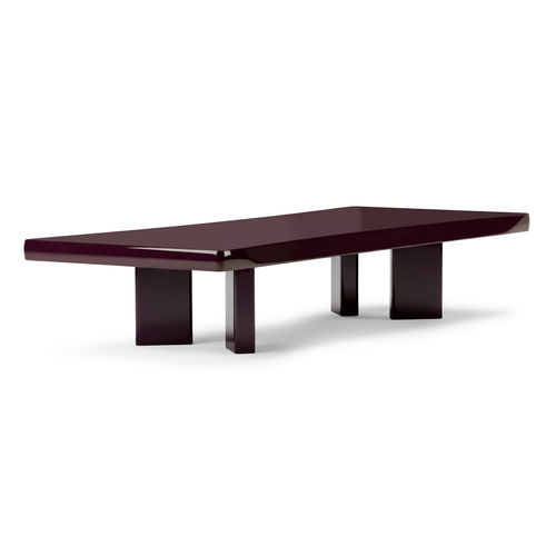 Contemporary coffee table - Plana - Cassina - solid wood / oak base / walnut base