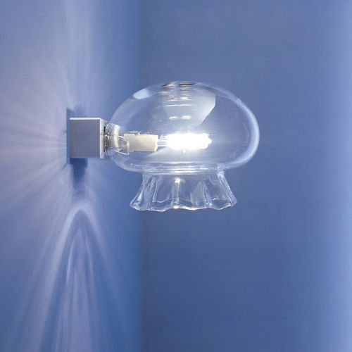 Contemporary wall light - Medusina - ALBUM - indoor / borosilicate glass / steel