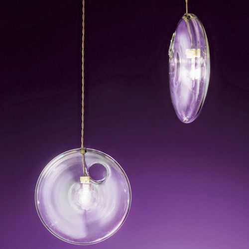 Pendant lamp - Ostrica - ALBUM - borosilicate glass / contemporary / corded