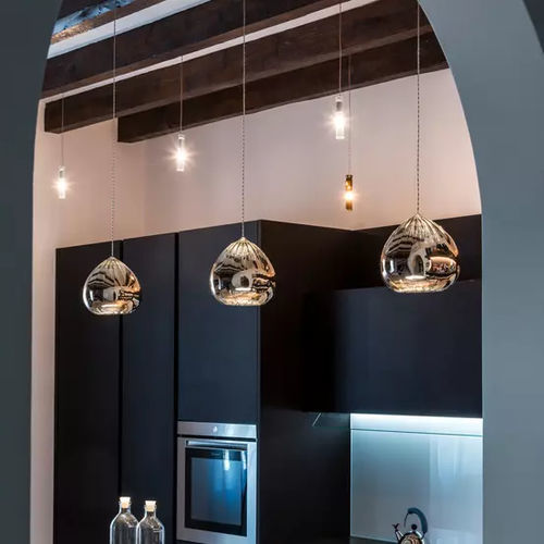 Pendant lamp - Radiale - ALBUM - glass / contemporary / corded