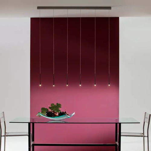 Pendant lamp - Barraled - ALBUM - aluminum / glass / contemporary