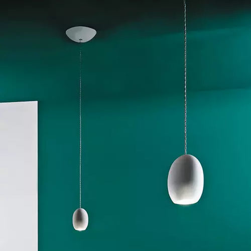 Pendant lamp - Patata - ALBUM - borosilicate glass / terracotta / contemporary