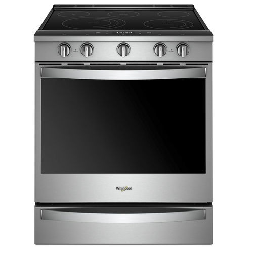 Electric range cooker - WEE750H0HZ - Whirlpool - 5 burner / 1 oven / self-cleaning