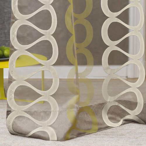 Plain sheer curtain fabric - ZIMMER + ROHDE : RESIDENCE | PARK LANE - Zimmer + Rohde GmbH - patterned / linen / viscose