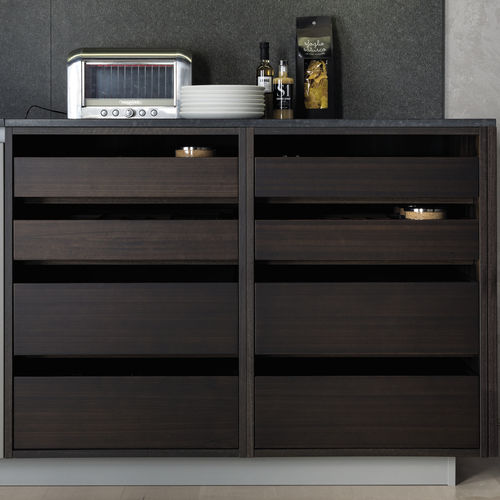 Contemporary sideboard - OPEN - Euromobil spa - with shelf