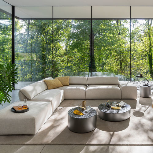Modular sofa - FREEMOOD  - desiree divani - contemporary / fabric / leather