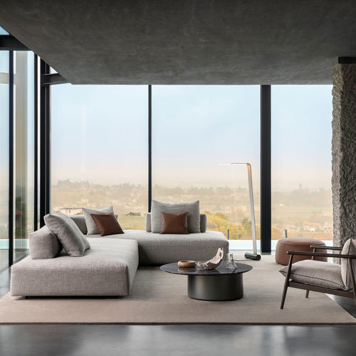 Modular sofa - MONOPOLI - desiree divani - contemporary / fabric / leather