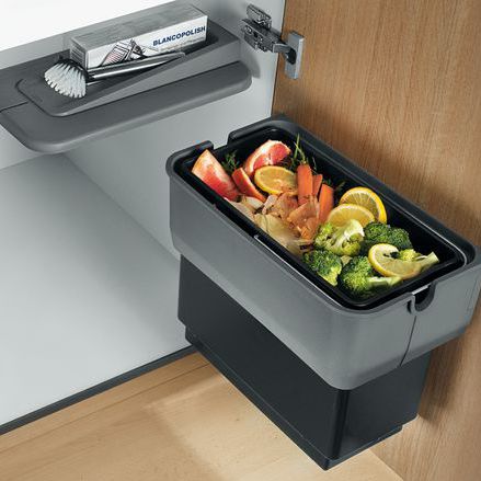 Kitchen trash can - SINGOLO - BLANCO GmbH + Co KG - built-in / plastic / contemporary
