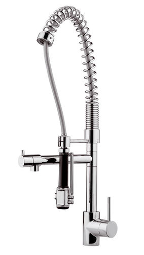 Countertop mixer tap - MASTER-S II BM3095 - BLANCO GmbH + Co KG - stainless steel / kitchen / 1-hole