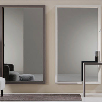 Wall-mounted mirror - MODO - B.M.B. snc - Spiegel - contemporary / rectangular / metal