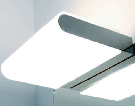 Contemporary wall light - BORA  - B.M.B. snc - Spiegel - indoor / metal / rectangular