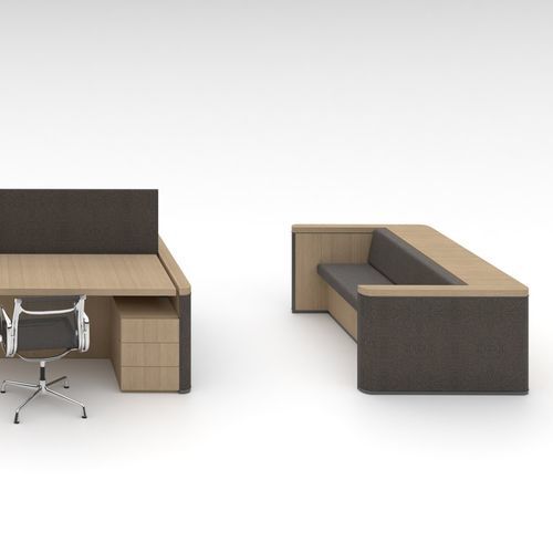 Contemporary sofa - SIGNUM - UNIFOR - fabric / with armrests / with storage compartment