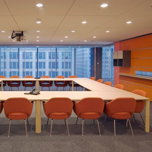 Contemporary boardroom table - FLIPPER - UNIFOR - wooden / aluminum base / rectangular