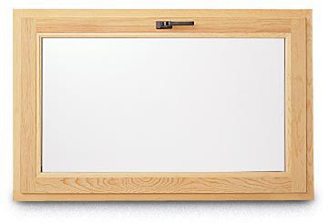 Wooden window - HOPPER - MARVIN - aluminum / tilting / double-glazed