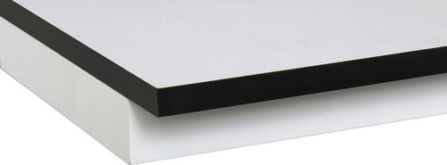 Resin countertop - DESK FORM, a.s - laminate / kitchen / black