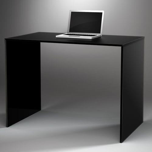 Contemporary desk - JANUS - Dreieck GmbH - glass / custom