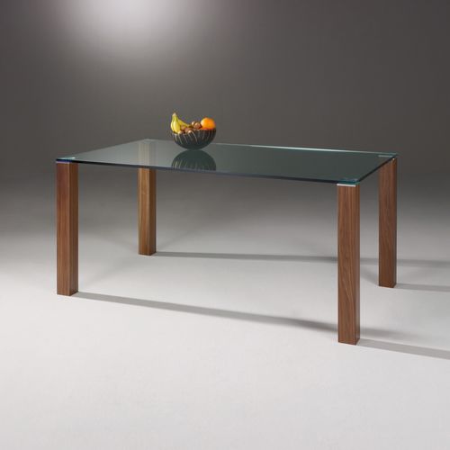 Contemporary dining table - REMUS - Dreieck GmbH - wooden / glass / rectangular