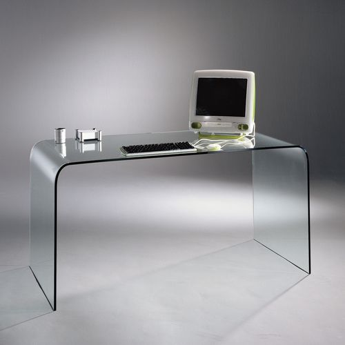 Contemporary desk - UT  - Dreieck GmbH - glass / custom