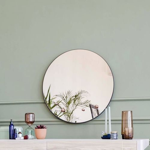 Wall-mounted mirror - Dew  - EMKO - contemporary / round / bronze
