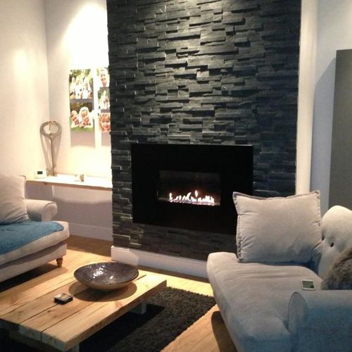 Gas fireplace ANGEL CVO FIRE contemporary / open hearth / builtin