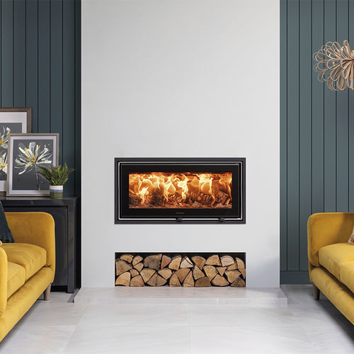 Woodburning fireplace insert Studio Air Edge+ STOVAX & GAZCO