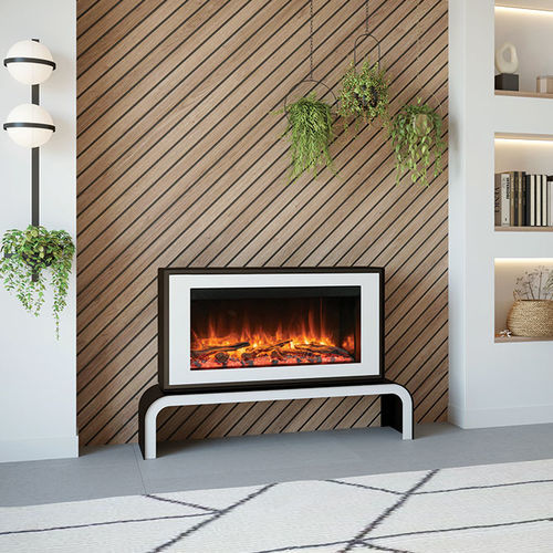 Electric heating stove - Liberty 85 - STOVAX & GAZCO - 0 - 5 kW / floor-mounted / contemporary