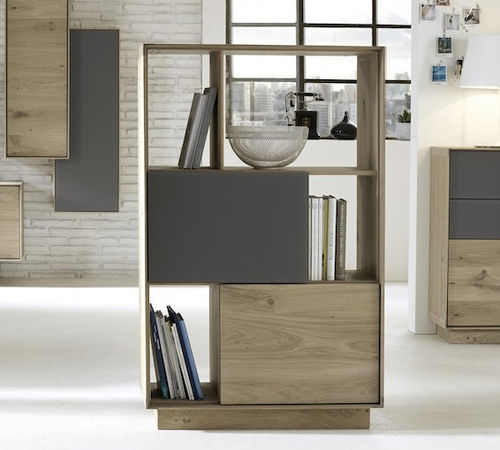 Contemporary shelf - LIV  - Hartmann Möbelwerke GmbH - oak
