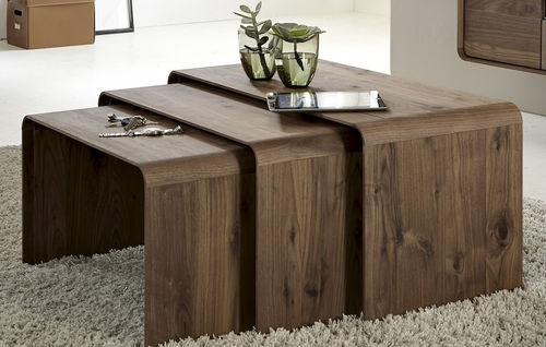 Contemporary nesting tables - BO  - Hartmann Möbelwerke GmbH - wooden / rectangular / home