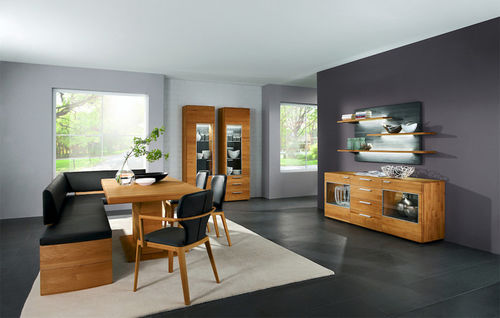 Contemporary china cabinet - CURVE  - Hartmann Möbelwerke GmbH - wooden