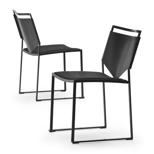 Scandinavian design visitor chair - MIDI - Mobel - indoor / fabric / leather