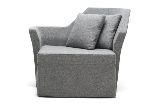 Contemporary armchair - COLLAR - Ire Möbel AB - textile / bed