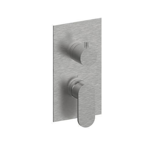 Shower mixer tap - 79523V2 - F.lli Frattini - built-in / stainless steel / bathroom