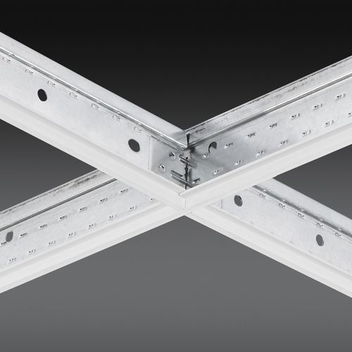 Metal ceiling suspension system CHICAGO METALLIC® 4200 INTEGRITY™ Rockfon floating