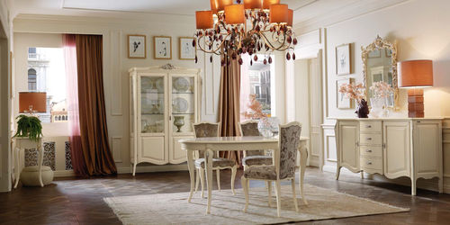 Traditional sideboard - 494 C - Mozzo Giorgio S.r.L. - lacquered wood / white
