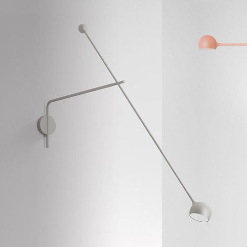 Contemporary wall light - IXA - Artemide - indoor / aluminum / steel