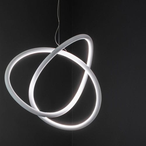 Hanging lamp - IDYLLIUM - Artemide - painted aluminum / contemporary / corded