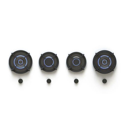 Gas cooktop - PRO : DANAU - NOVY N.V. - 4 burner / built-in / with knobs